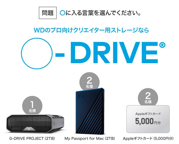 アイ・オー・データ、G-DRIVEブランド統合記念でプレゼントキャンペーン - 画像2