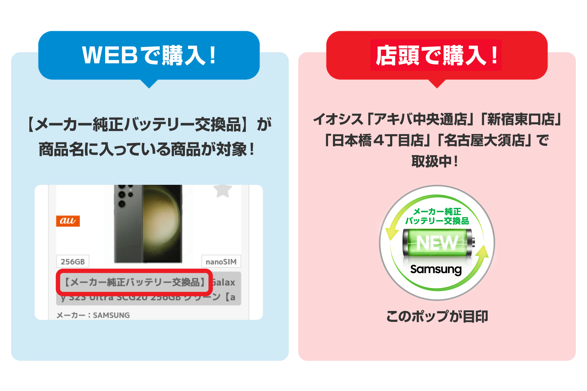 中古スマホの不安を解消！サムスン純正バッテリー交換品がイオシスで販売 - 画像4