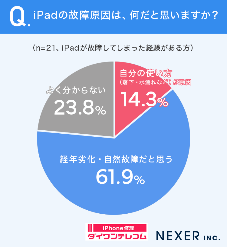 iPadの故障、3人に1人が「そのまま使用」 - 画像6
