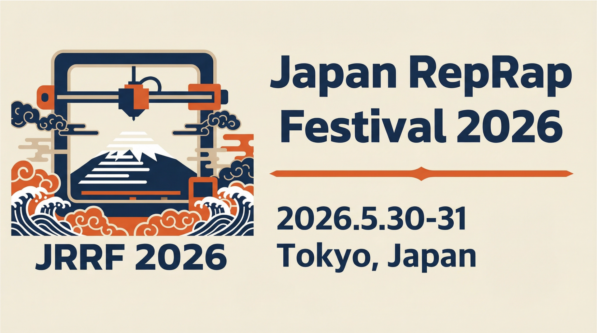 Japan RepRap Festival 2026が5月30-31日に東京で開催 - 画像1