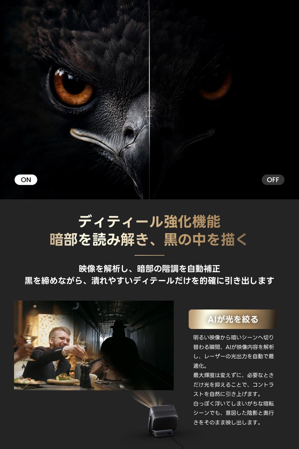 JMGO、AIと新世代MALC 5.0エンジンを搭載した4Kプロジェクター「N3 Ultimate」を発売 - 画像6