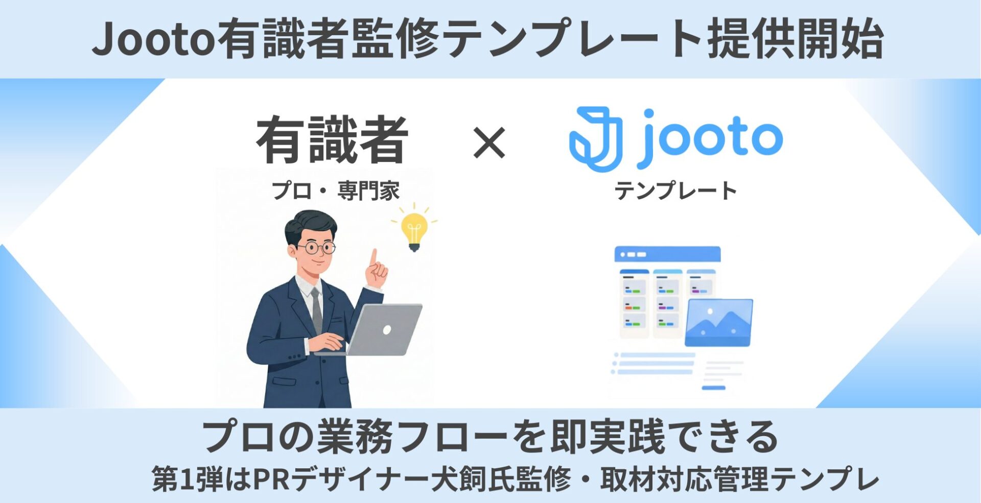 Jooto、プロの仕事の進め方をそのまま使える「有識者監修テンプレート」を提供開始 - 画像2