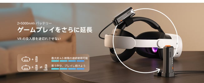 没入感を続くへ!KIWI design「P5000」モバイルバッテリー新発売 - 画像4