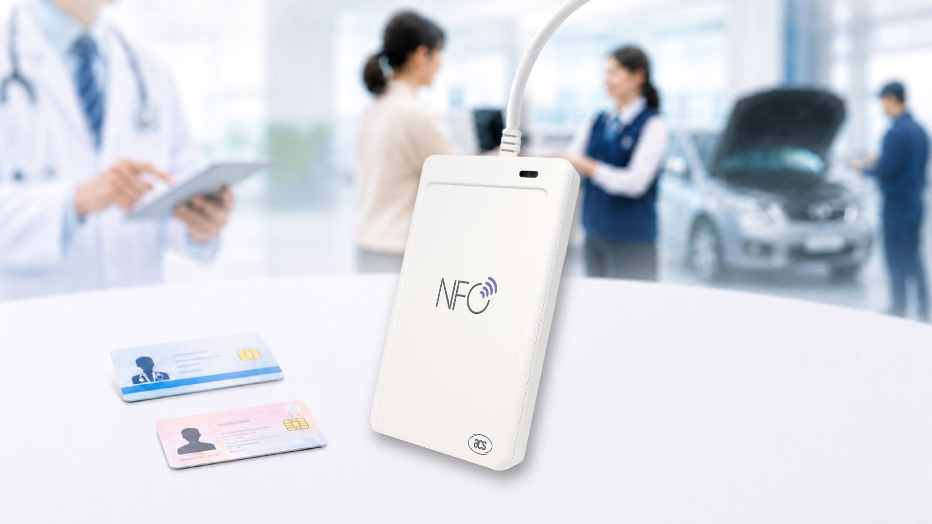 宏福商事、医療・行政・車検向けにACS製ICカードリーダーの提案を強化 - 画像5