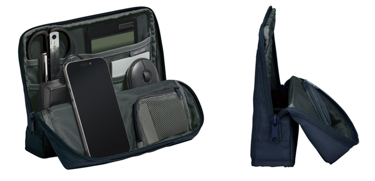 コクヨ、スタンドツールポーチ「ハコビズ2」を発売 自立構造で収納性向上 - 画像3