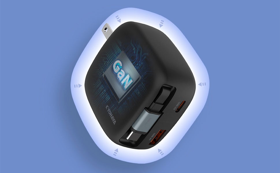 京ハヤ、巻取り式USB-Cケーブル内蔵の65W急速充電器を発売 - 画像8