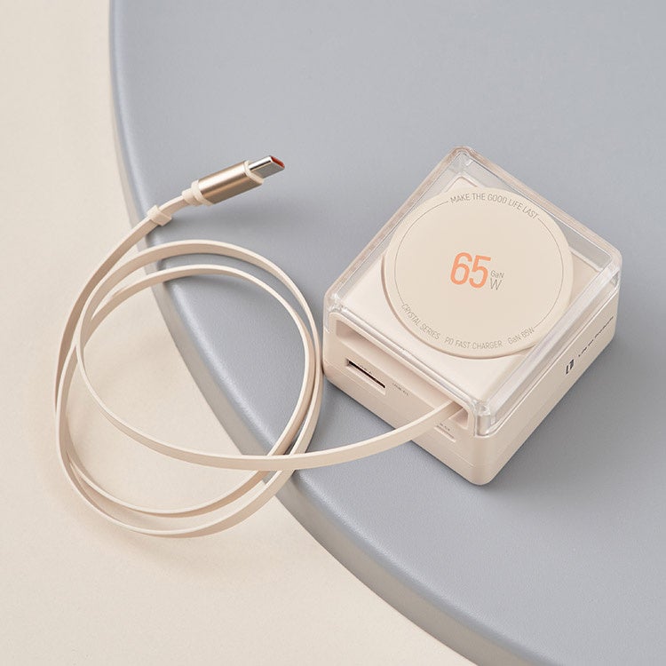 ライフオンプロダクツ、コード巻取式で65W出力の急速充電器を発売 - 画像2