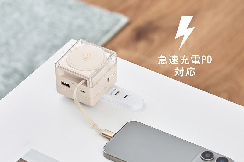 ライフオンプロダクツ、コード巻取式で65W出力の急速充電器を発売 - 画像7