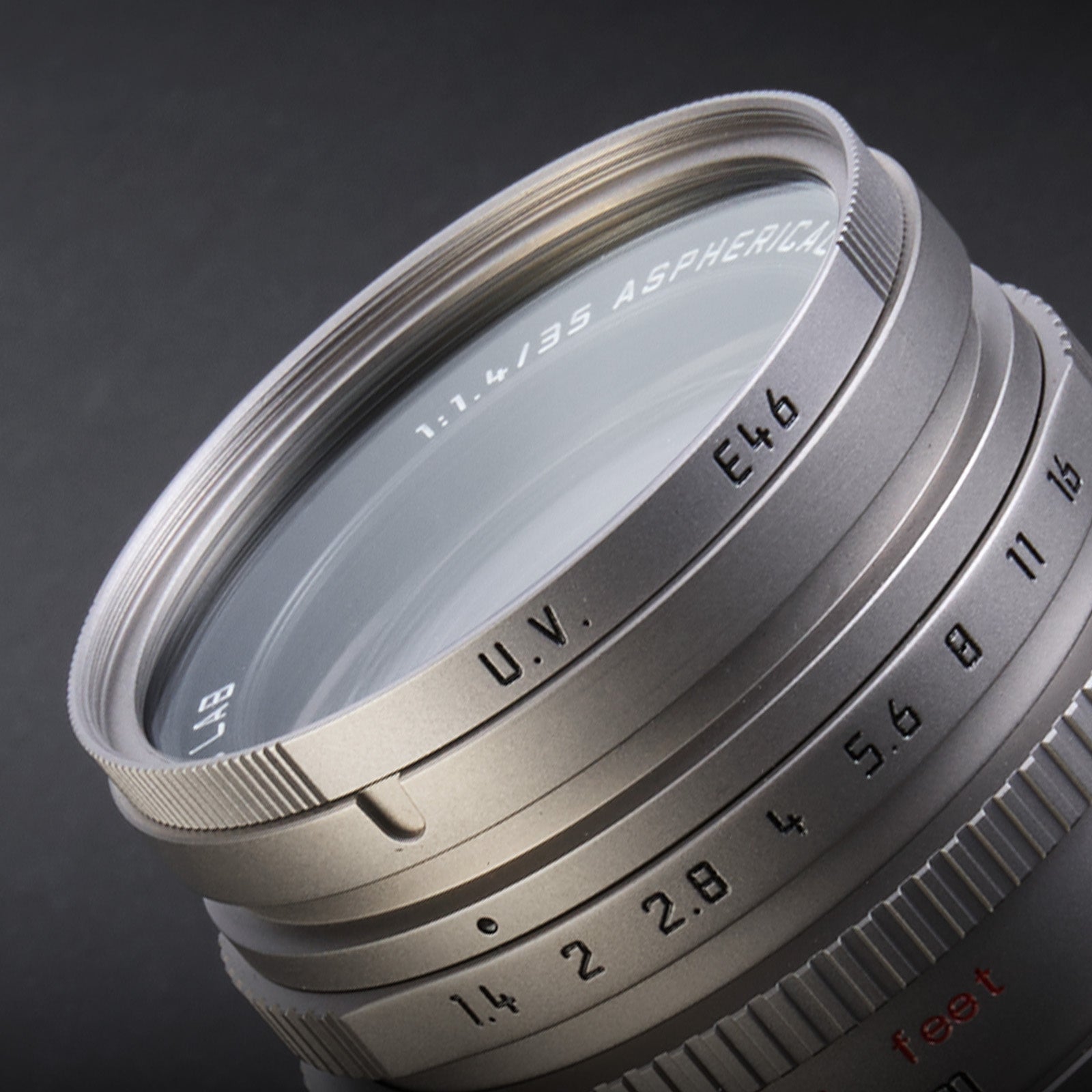 LIGHT LENS LAB E46 UVレンズフィルター チタン合金特別仕様 - 画像4