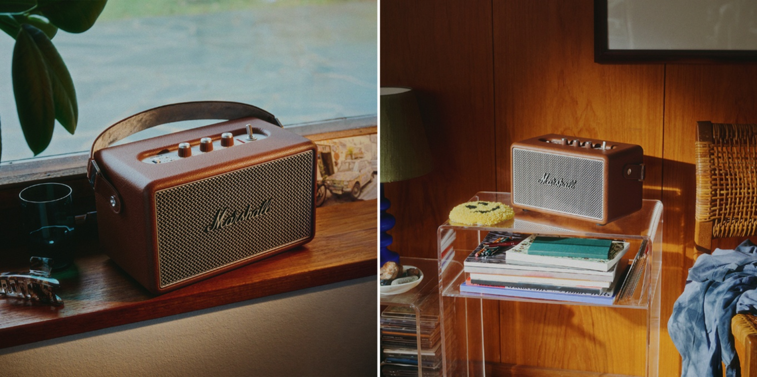 Marshall、ポータブルスピーカー「Kilburn III」に新色「Brown」を追加