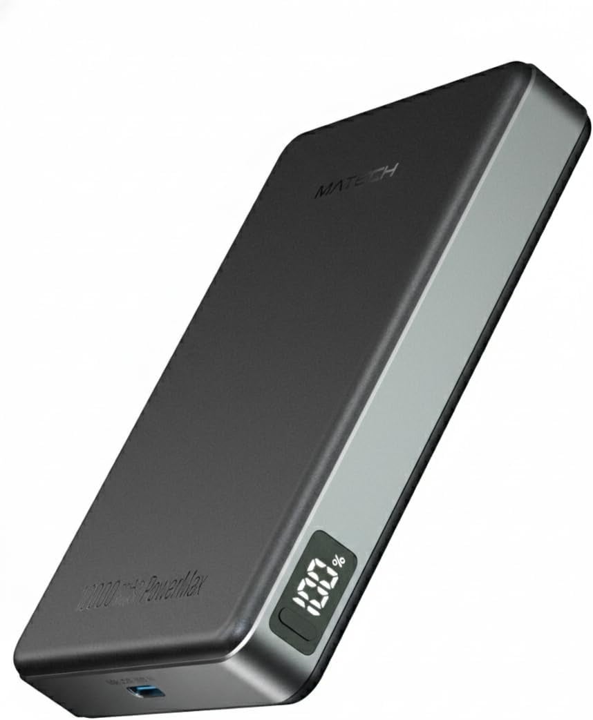 MATECH、Qi2.2対応で最大25W充電が可能な薄型モバイルバッテリー