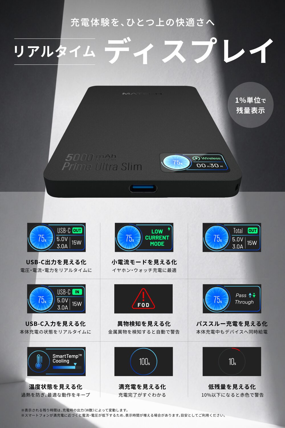 MATECH、Qi2対応で厚さ6.9mmの極薄モバイルバッテリーを発売|Amazonでの発売記念キャンペーン