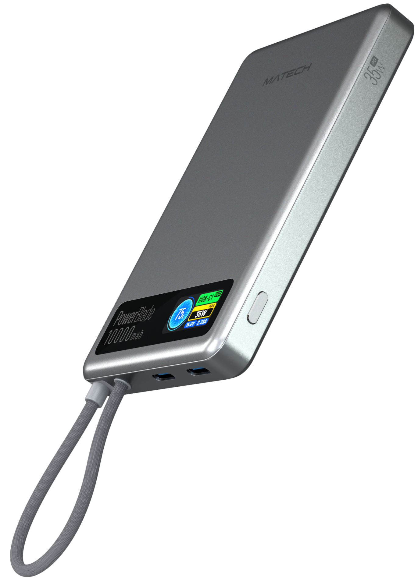 MATECH、半固体電池採用の薄型10,000mAhモバイルバッテリーを発売|次世代バッテリー技術「半固体電池」を採用