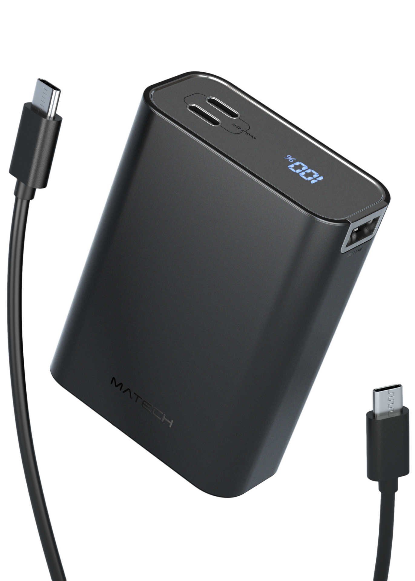 MATECH、大容量×超小型のモバイルバッテリー「PowerCube 20000」 - 画像1