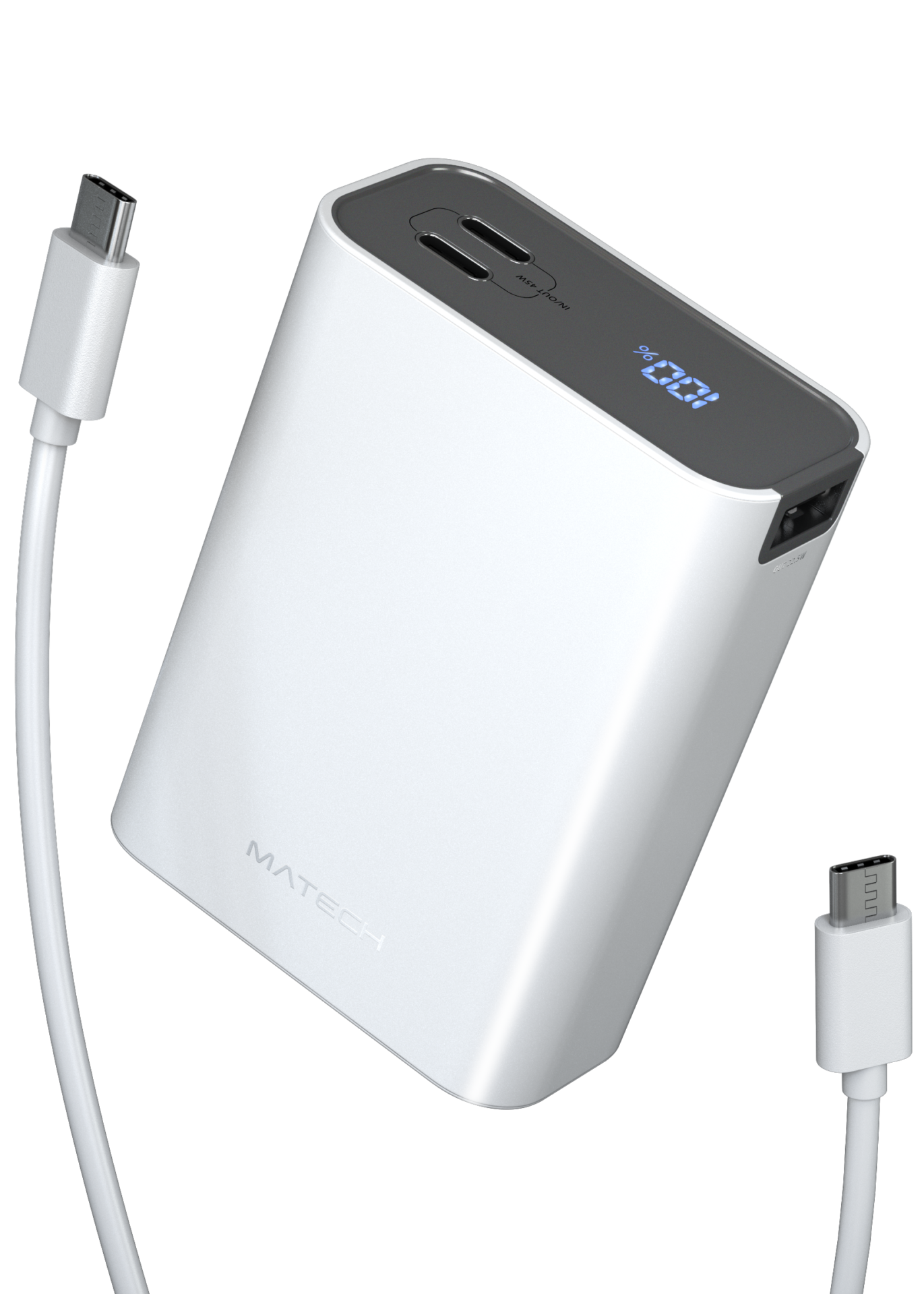 MATECH、大容量×超小型のモバイルバッテリー「PowerCube 20000」 - 画像2