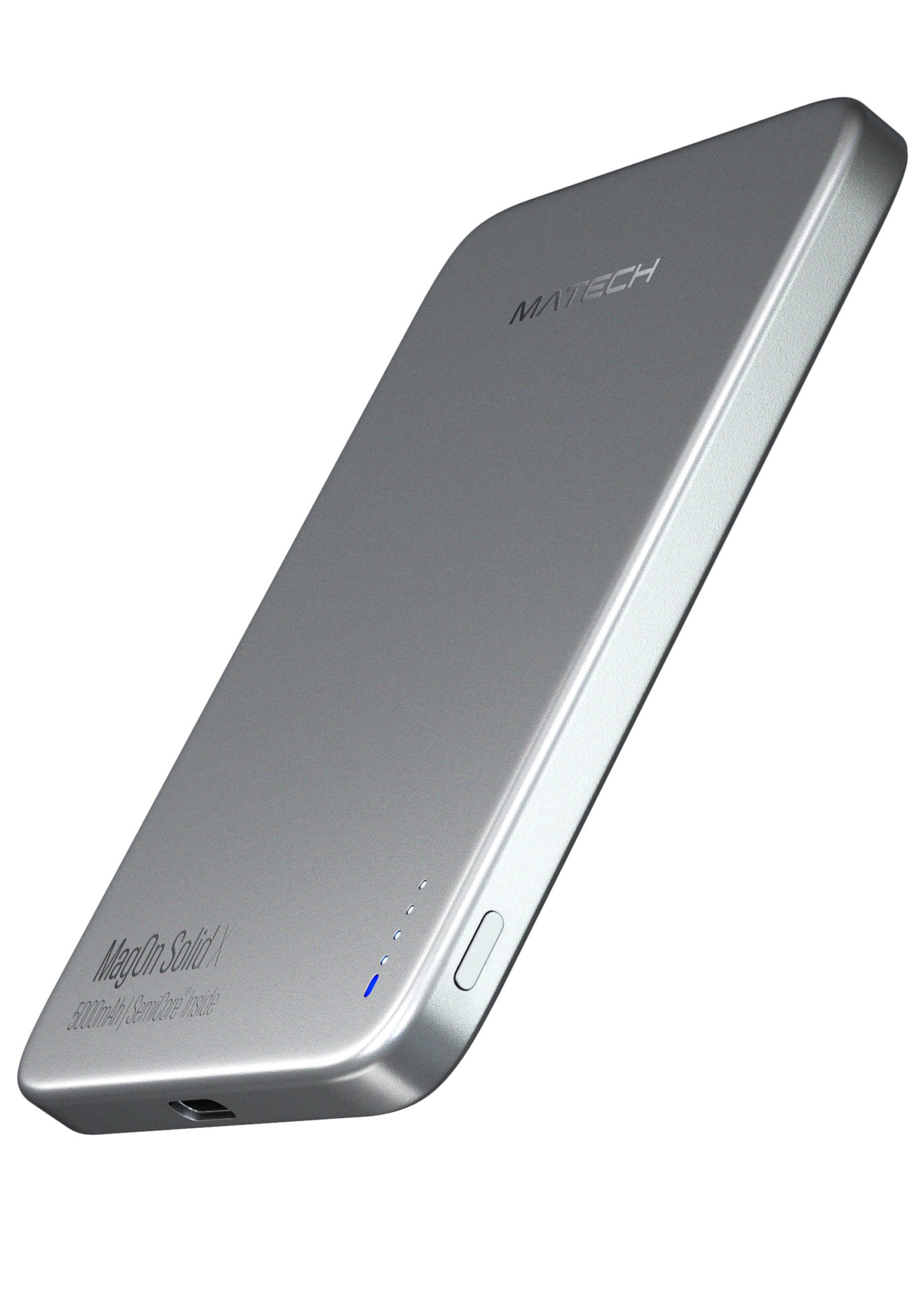 MATECH、厚さ6.9mmのQi2対応モバイルバッテリーを発売｜厚さ6.9mmを実現した薄型モバイルバッテリー