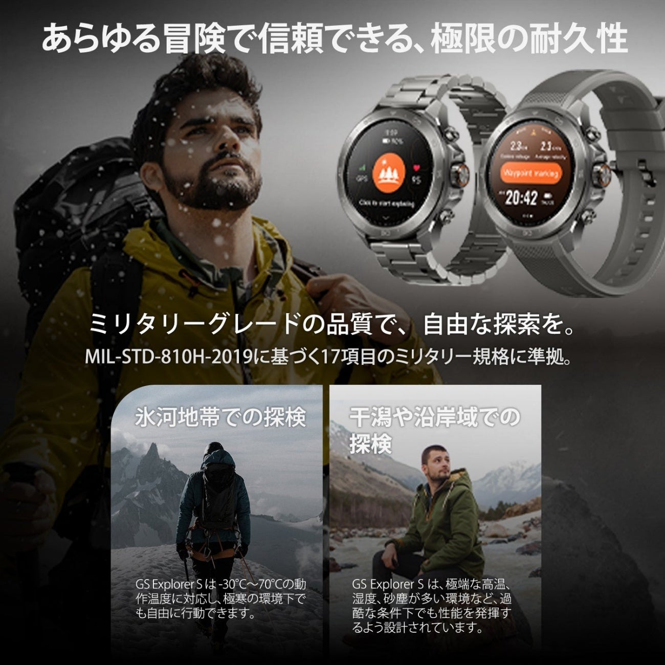 Mibro GS Explorer S チタン S-Ti 発売 - 画像4