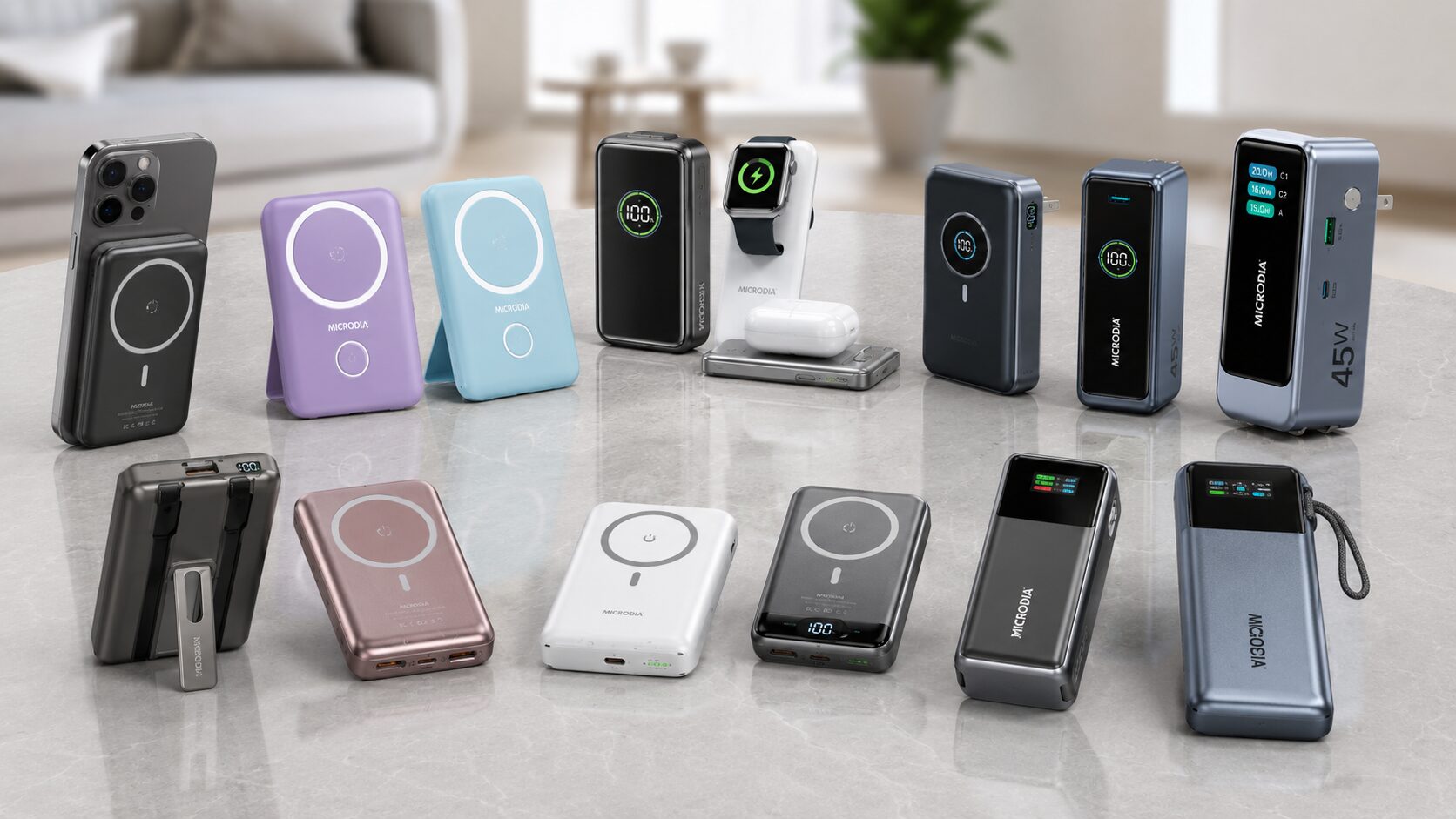 MICRODIA、Qi2対応や高出力モデルなど次世代モバイルバッテリーを展開 - 画像2