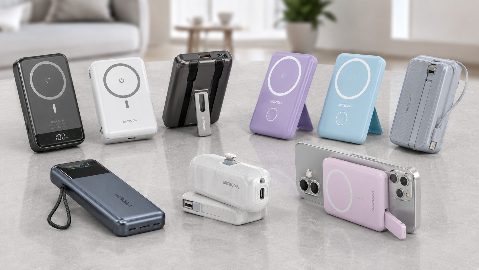 MICRODIA、Qi2対応や高出力モデルなど次世代モバイルバッテリーを展開 - 画像3