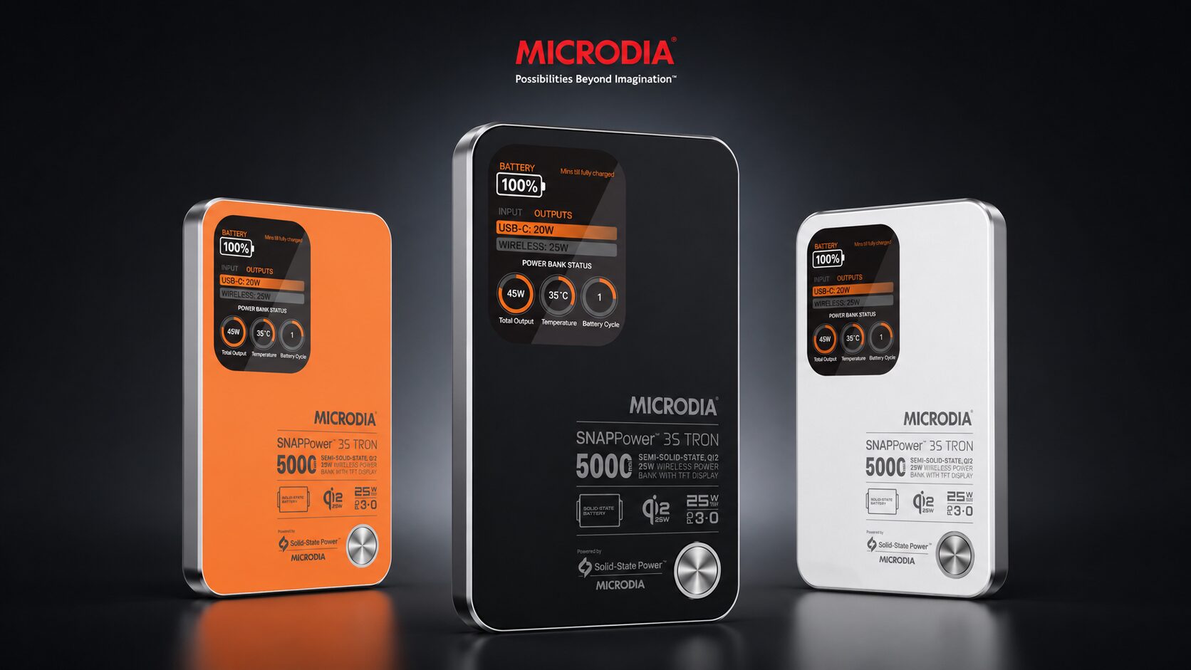 MICRODIA、Apple Watch・AirPodsも同時充電可能な準固体電池モバイルバッテリーを発表 - 画像4