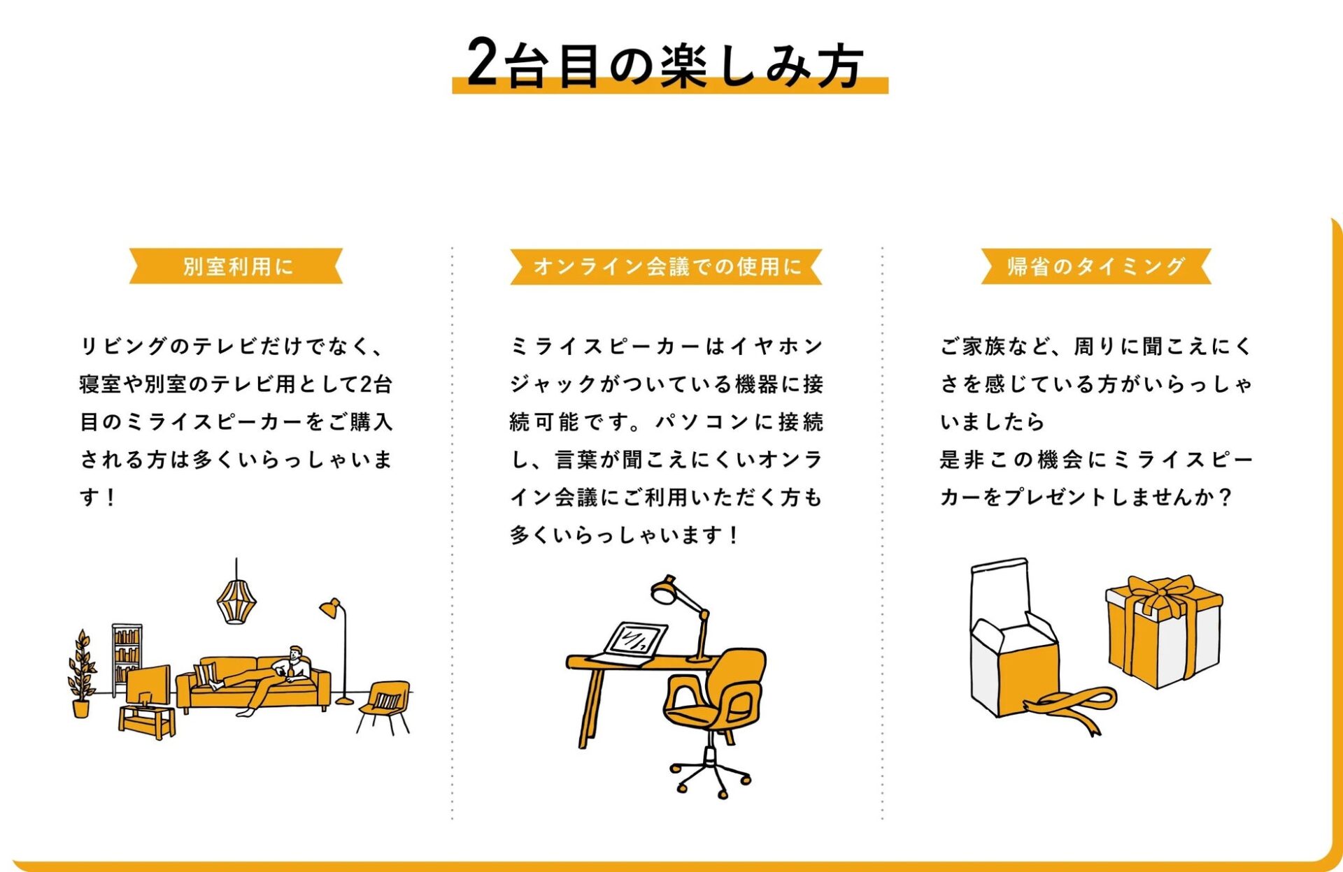 ミライスピーカー・ミニ 公式整備済みリユース品セール開催 - 画像2