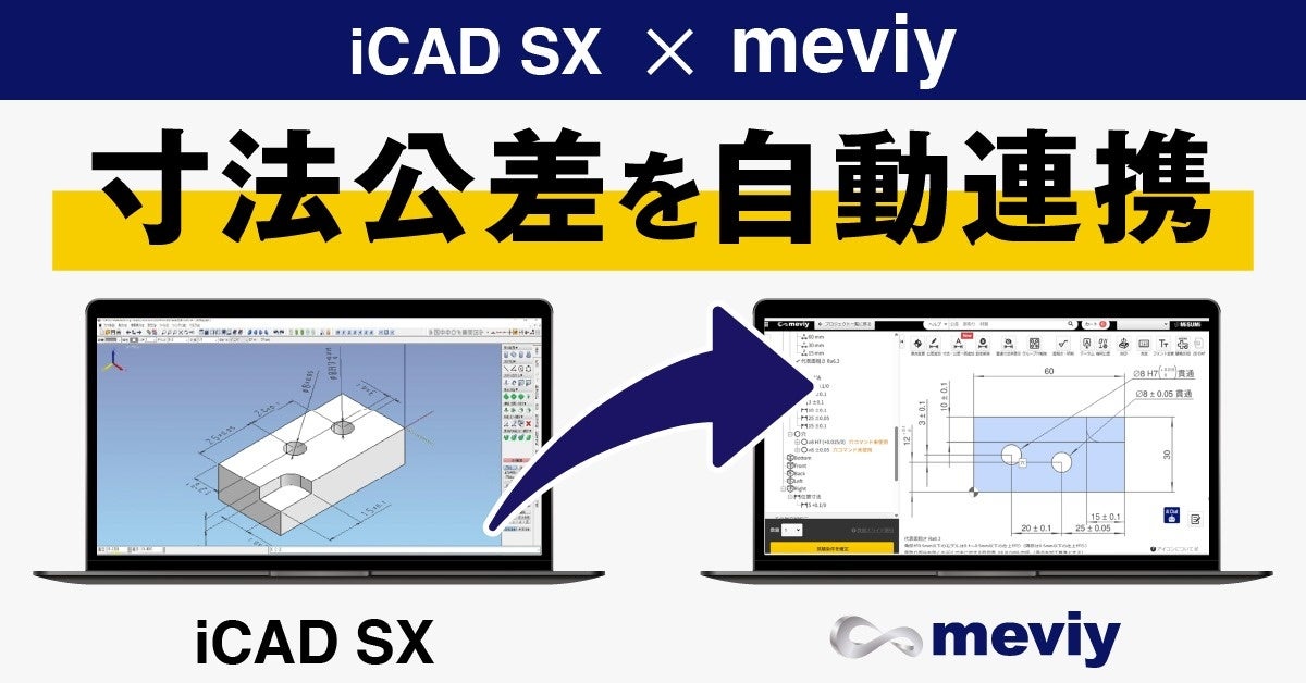 ミスミ、3D CAD「iCAD SX」との寸法公差情報自動連携を開始 - 画像2