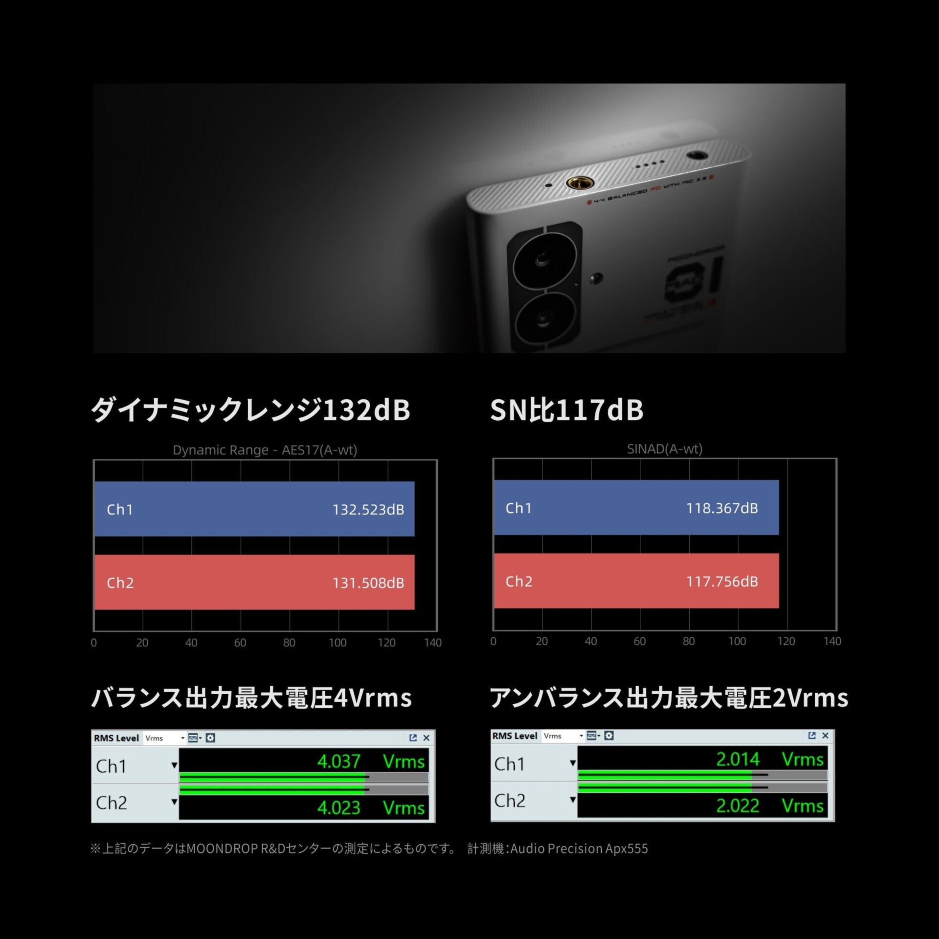 水月雨（MOONDROP）、初のHiFiオーディオスマホ「MIAD 01」を発売 - 画像3
