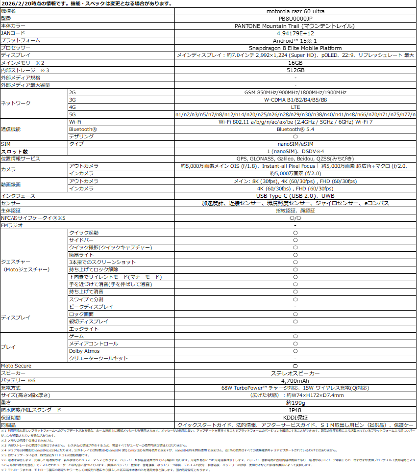 モトローラ、折りたたみスマホ「motorola razr 60 ultra」にサステナビリティに配慮した限定カラー - 画像2