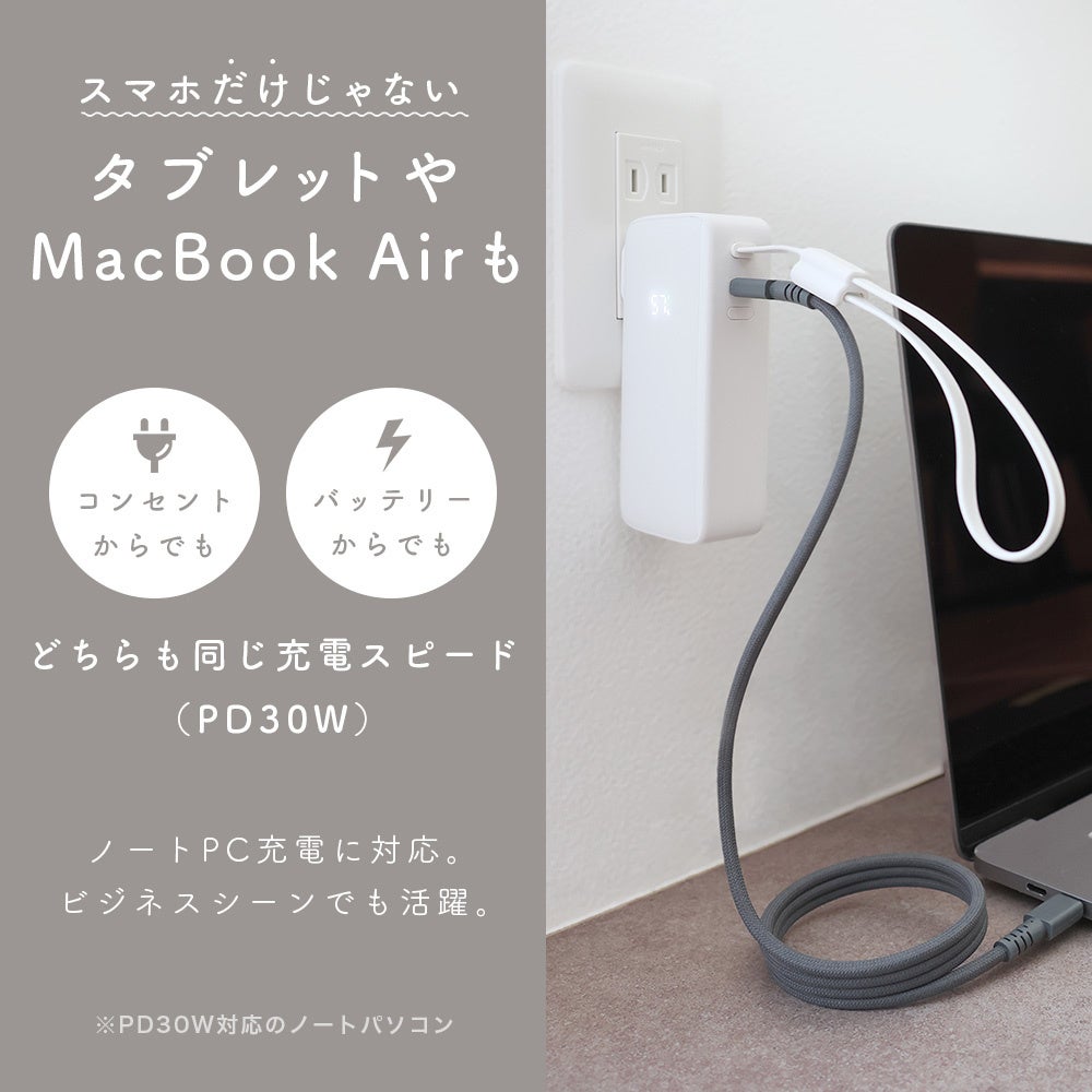 MOTTERU、1台3役のACモバイルバッテリーを発売 - 画像5