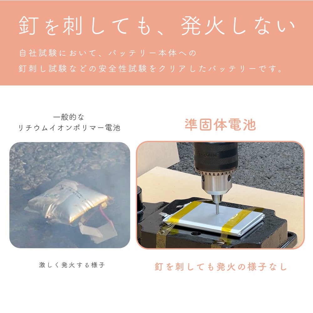 MOTTERU、準固体電池採用のモバイルバッテリーを発売 - 画像4