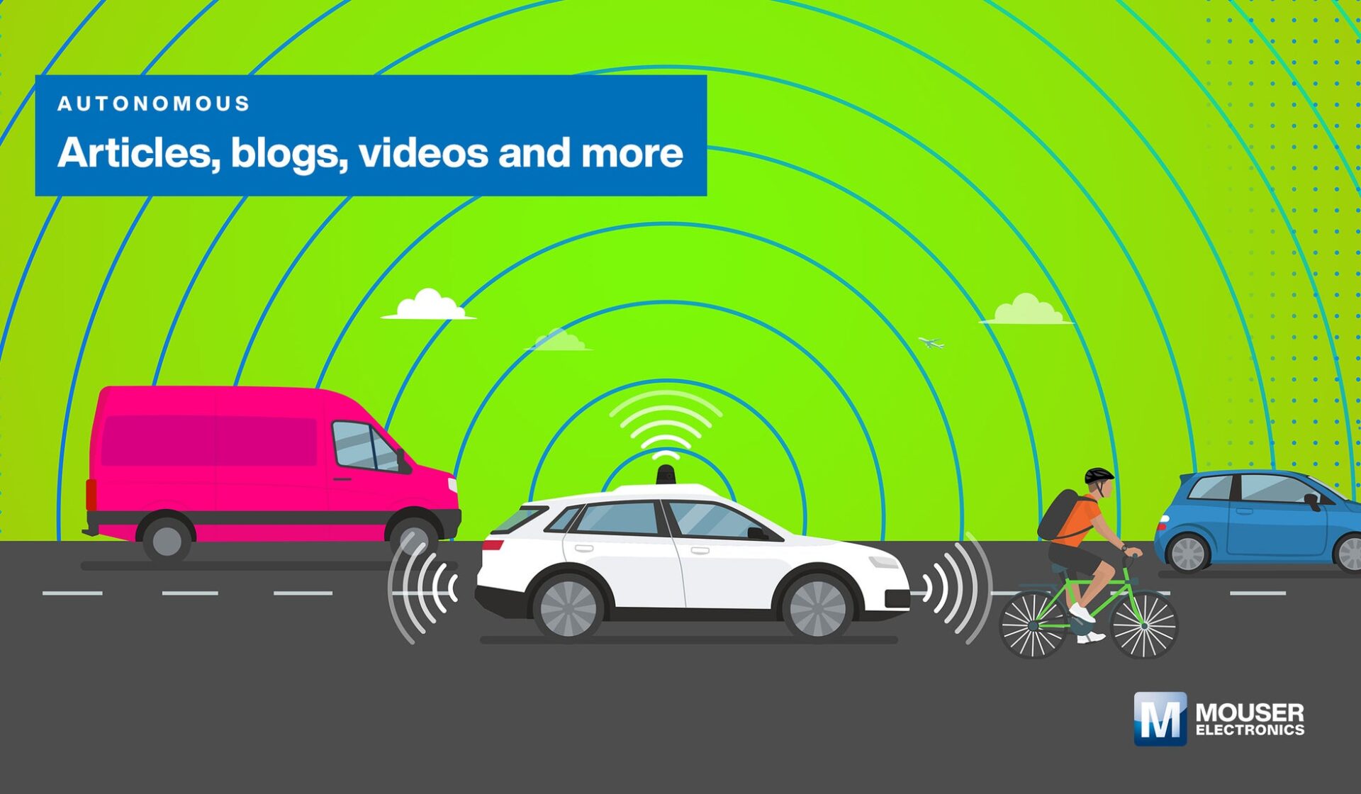 マウザー、自律走行車向けオンラインリソースセンターを拡充 - 画像1