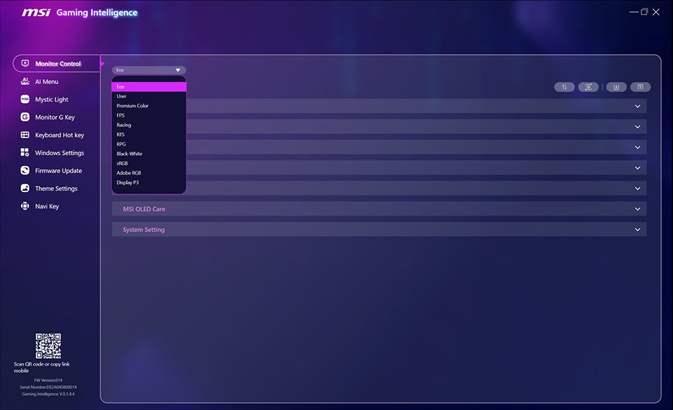 MSI、マウス操作でモニター設定を完結できる「Gaming Intelligence」を紹介 - 画像4