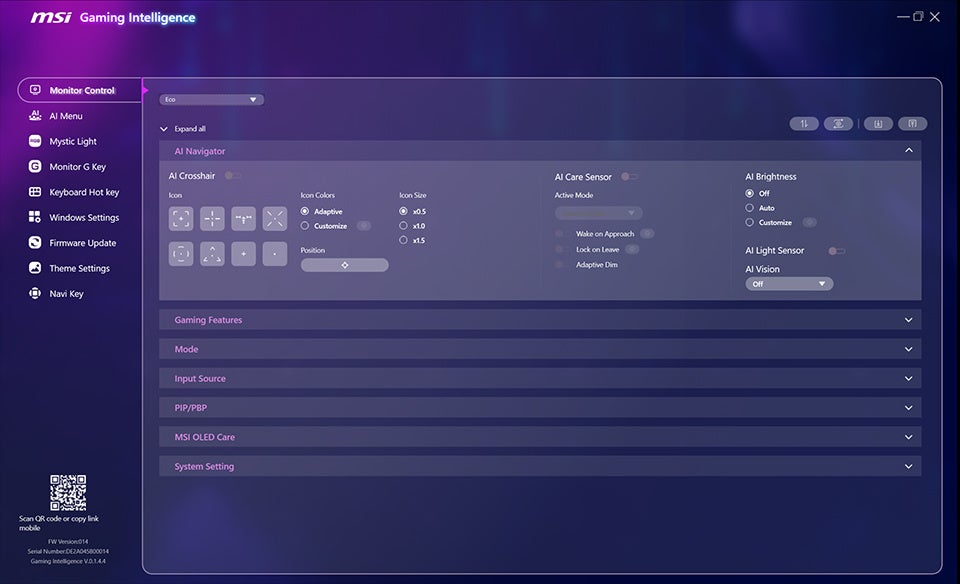 MSI、マウス操作でモニター設定を完結できる「Gaming Intelligence」を紹介 - 画像5