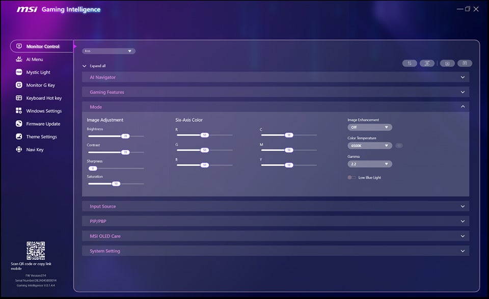 MSI、マウス操作でモニター設定を完結できる「Gaming Intelligence」を紹介 - 画像7