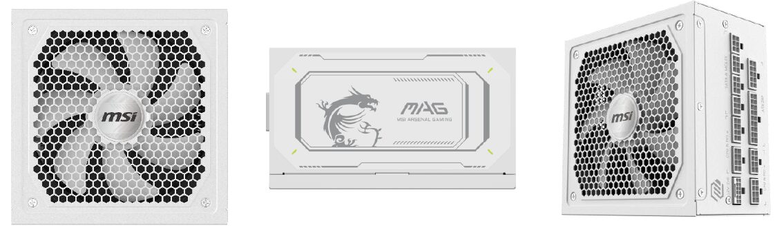 MSI、ホワイトを基調としたATX電源ユニット「MAG A1000GL PCIE5 WHITE」を発売 - 画像2