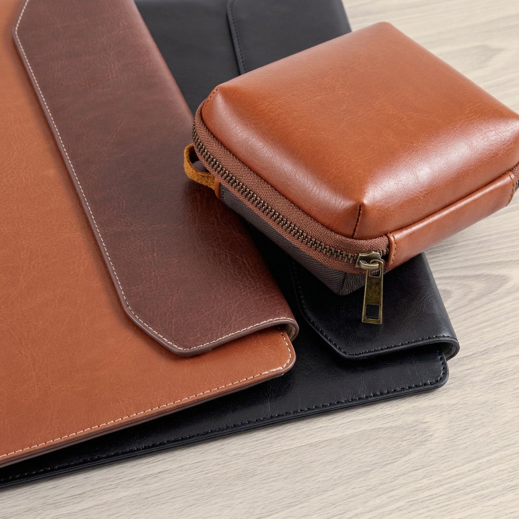 ナカバヤシ、上質素材を採用したガジェット収納「TOTON」を発売｜上質な質感と整理しやすさを追求した新シリーズ