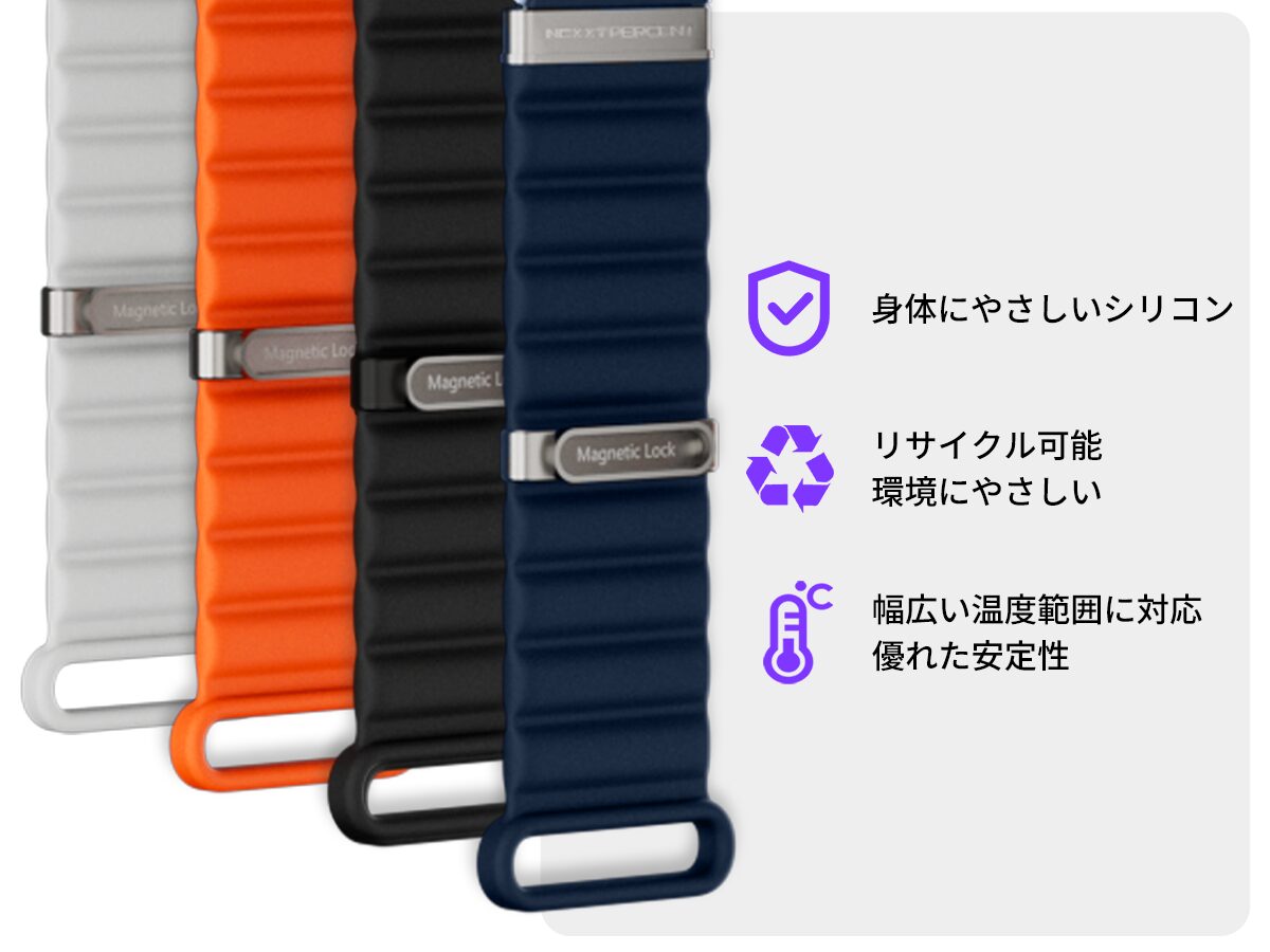 Apple Watchをバンドで直接充電、USB-C対応の「NEXXT PERCENT Pro」がアンコール販売｜プロジェクト概要と販売情報