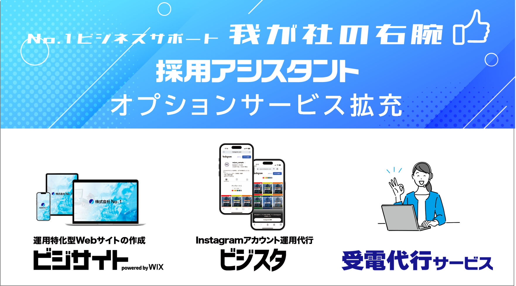 株式会社No.1、中小企業向け採用支援サービス「採用アシスタント」を拡充 - 画像1