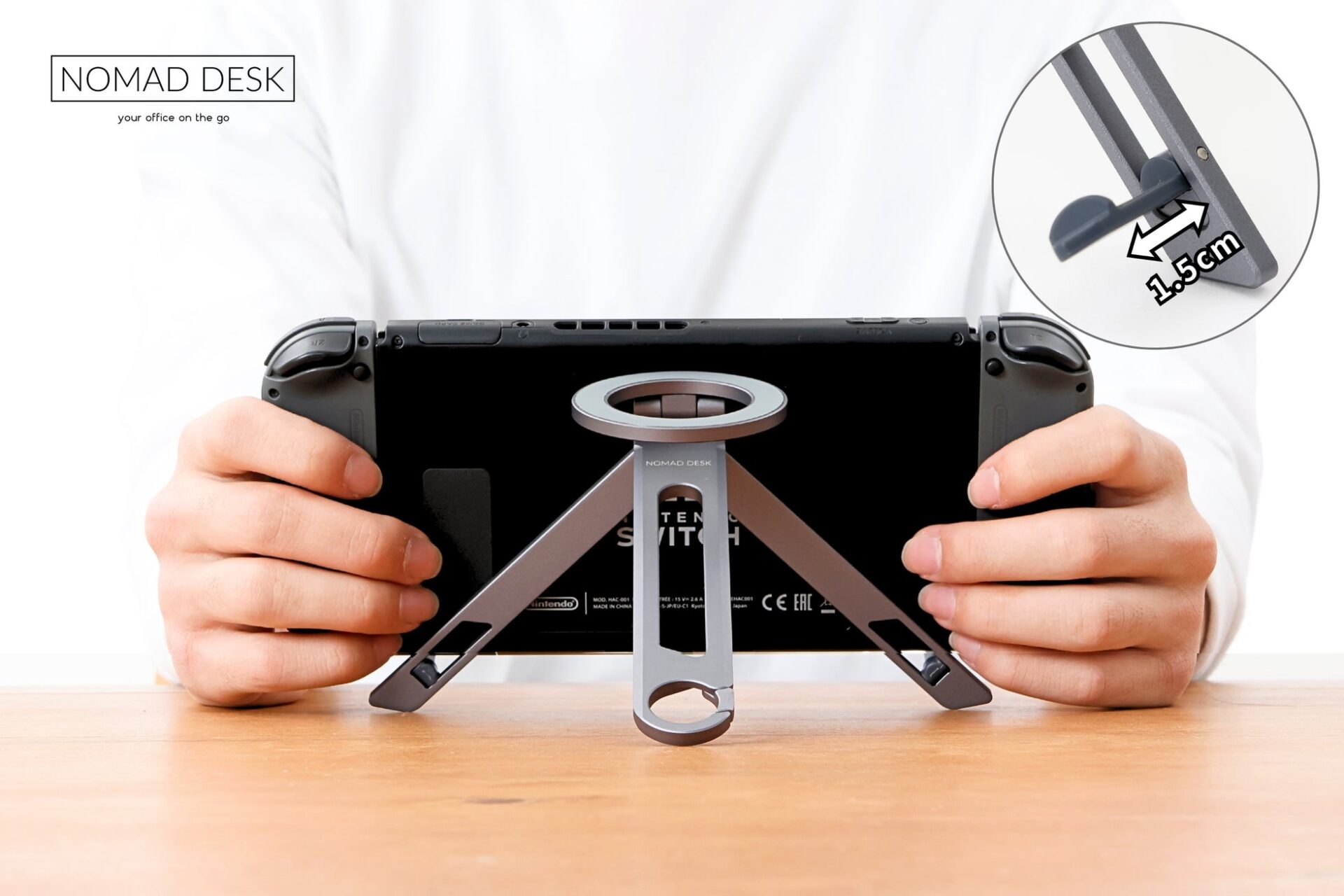 ノマデスク、MagSafe対応2WAYモバイル三脚スタンド『NOMAD STAND GO PLUS』発売 - 画像3