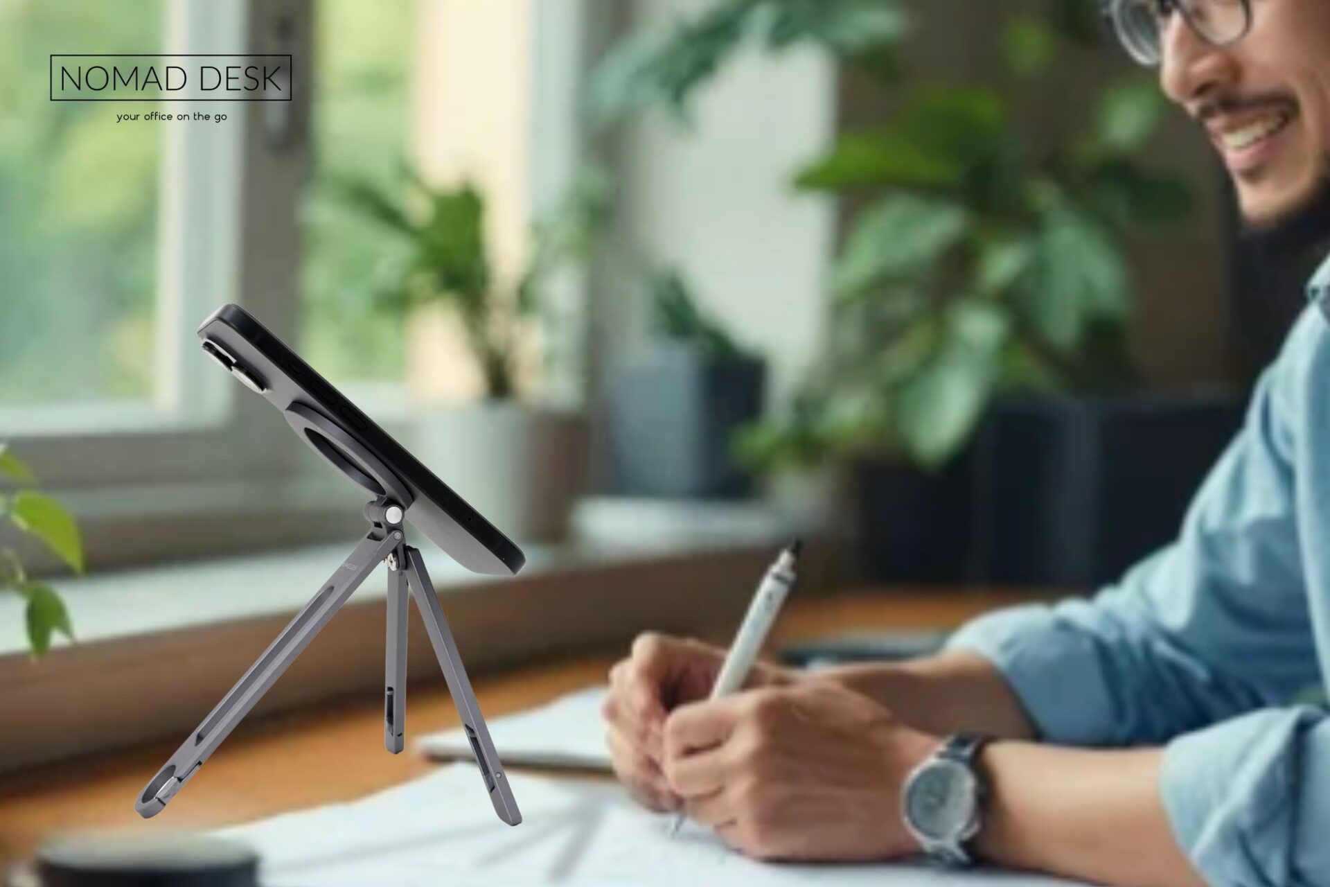 ノマデスク、MagSafe対応2WAYモバイル三脚スタンド『NOMAD STAND GO PLUS』発売 - 画像6