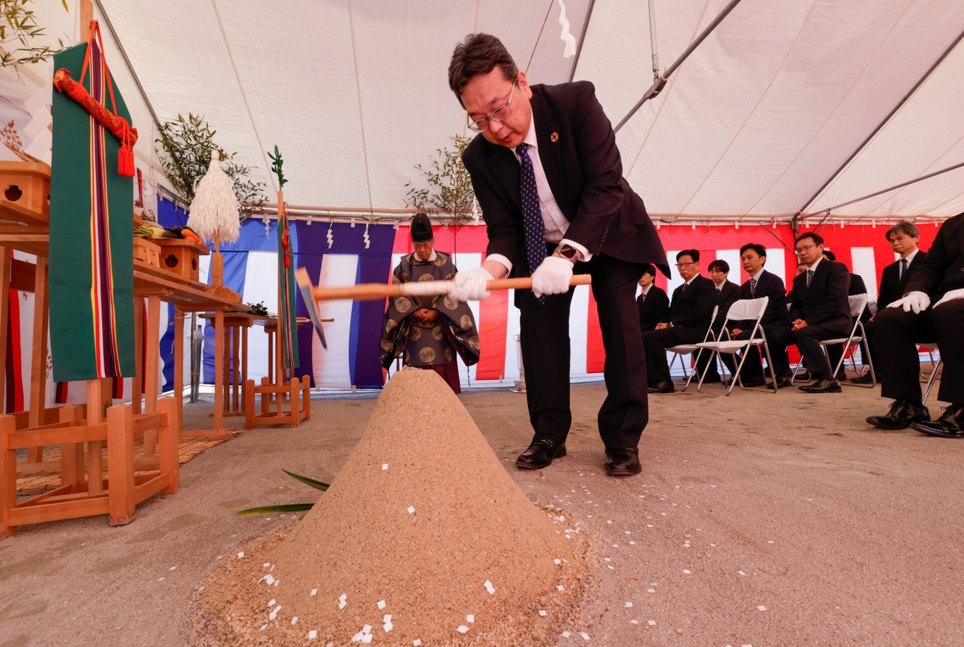小野測器、次世代モビリティ開発拠点「CLC」地鎮祭を開催 - 画像3