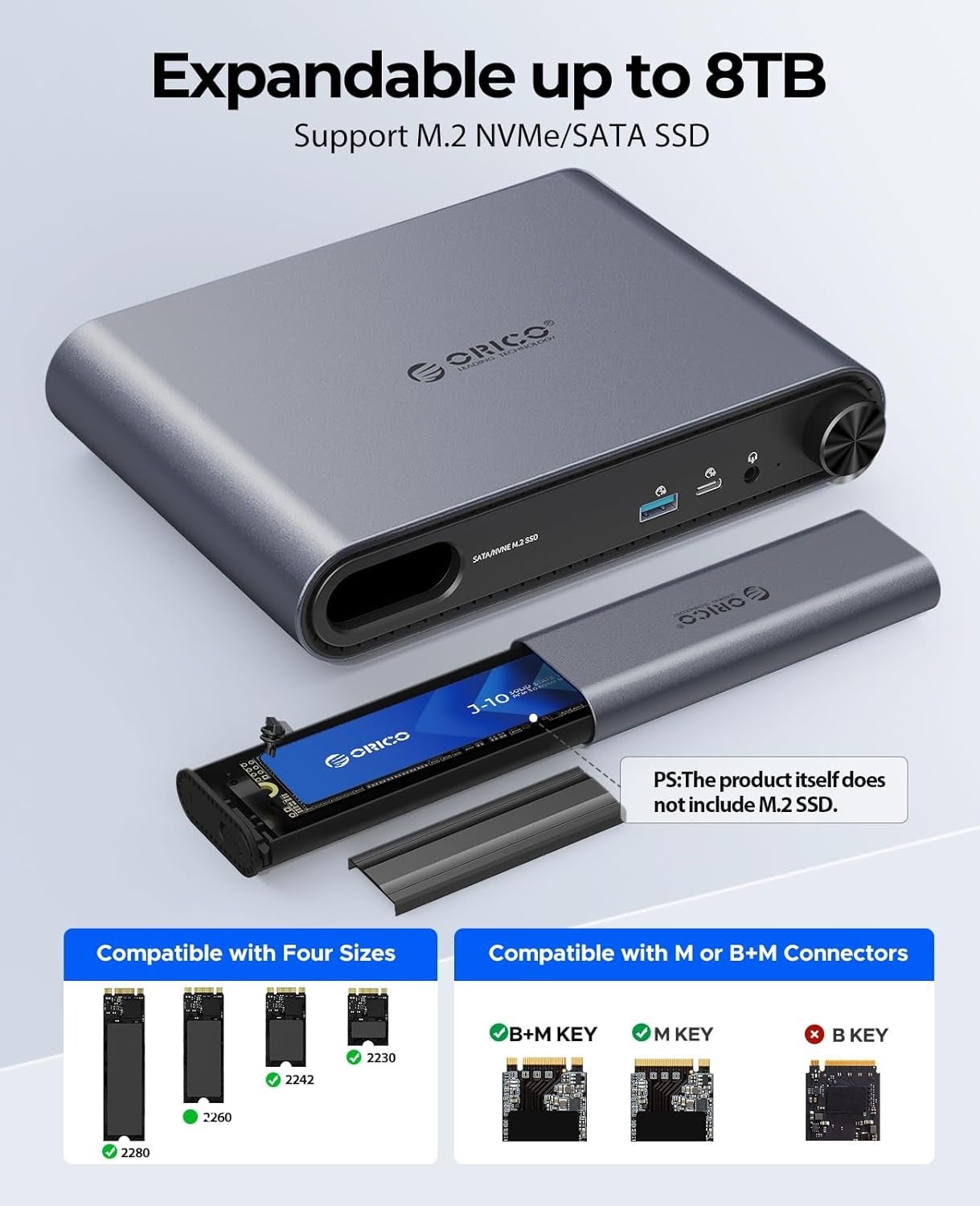 ORICO、SSDケース一体型の10-in-1 USB-Cドッキングステーションを発表｜最大8TBのストレージ拡張と冷却機能