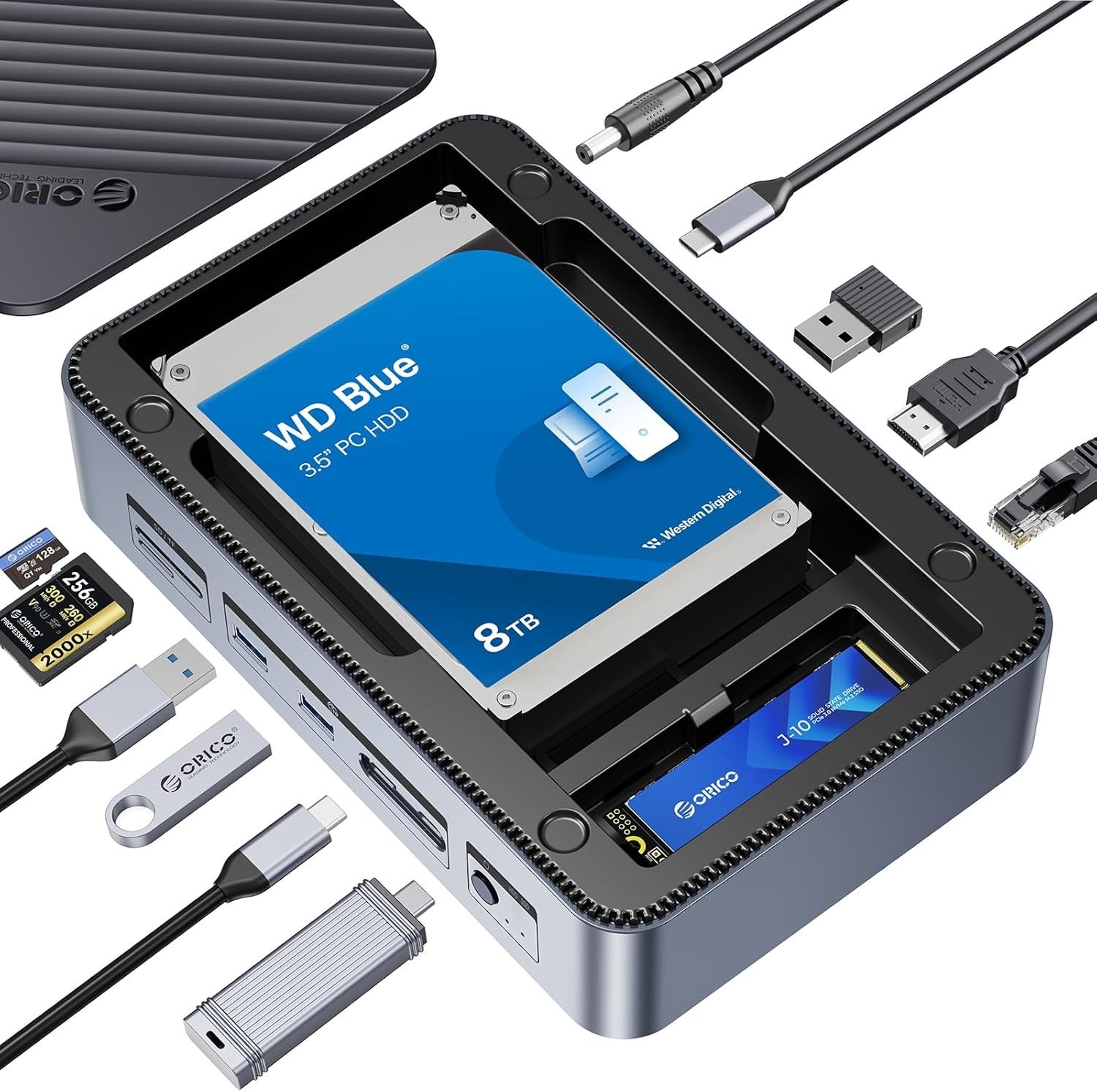 ORICO、最大26TB対応の12-in-1 USB-Cドッキングステーションを発表 - 画像1