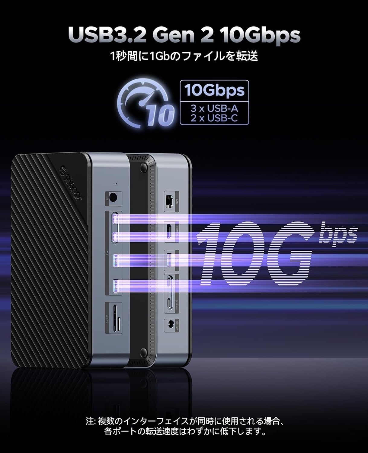 ORICO、最大26TB対応の12-in-1 USB-Cドッキングステーションを発表 - 画像4