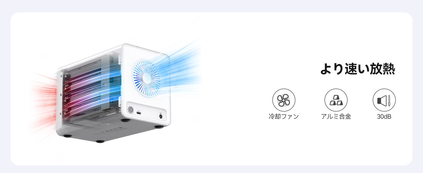 ORICO、最大32TB対応の40Gbps外付けSSDケースを発売 - 画像2