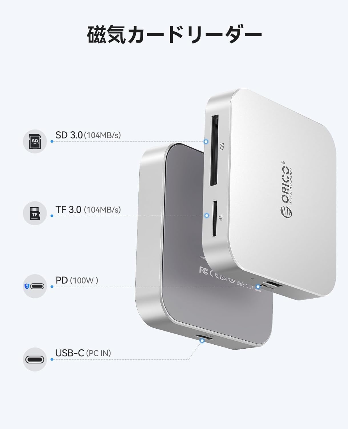 ORICO、MagSafe対応多機能ハブ『Air5』を発表 期間限定セールで2,553円に - 画像1