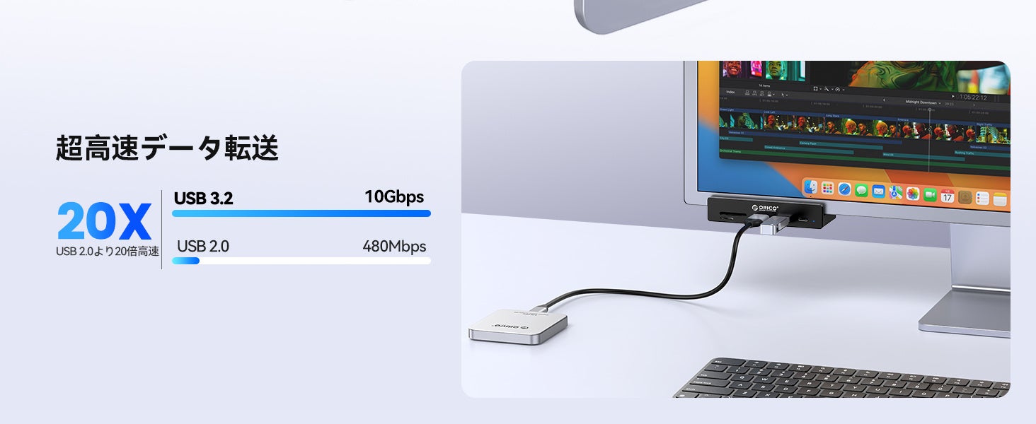 ORICO、モニター固定式USBハブのセールを4月25日まで実施 - 画像2