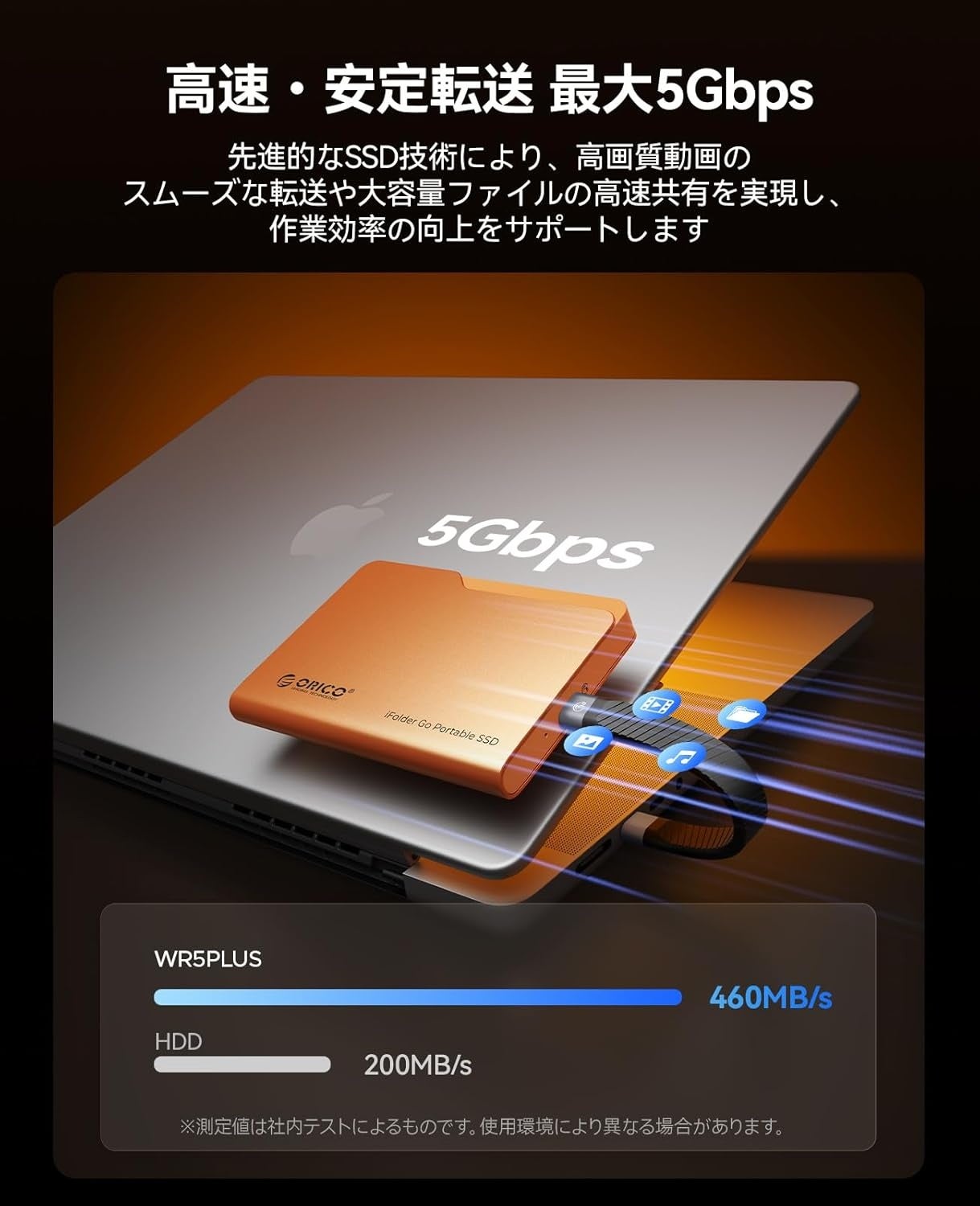 ORICO、書類フォルダ着想のアルミ製外付けSSD「iFolder Go」を発表 - 画像4
