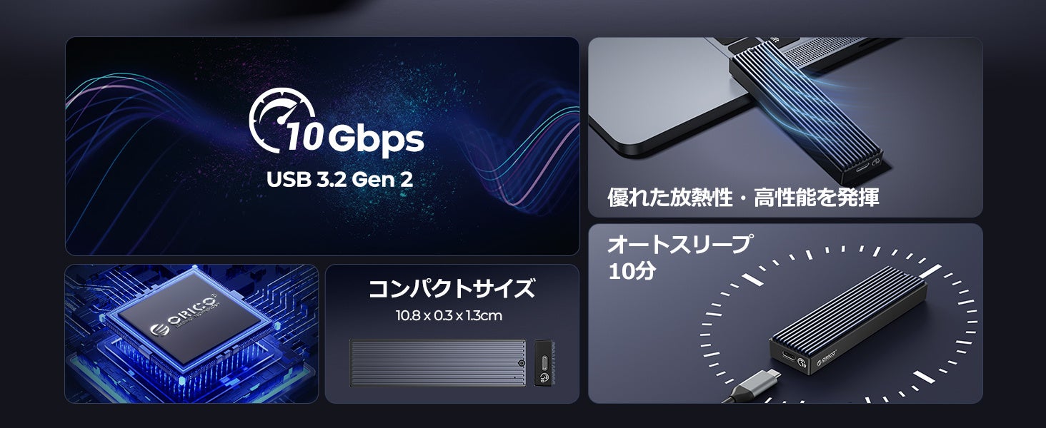 ORICO、M.2 SSDケース「M2PVM」が期間限定で40%OFF - 画像1