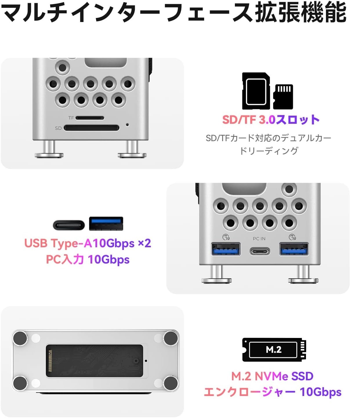 ORICO、Mac mini M4用ドッキングスタンド「MiniPro MS10」を発表 - 画像2